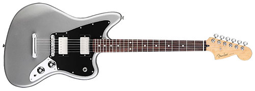 Blacktop Jaguar HH Silver Fender
