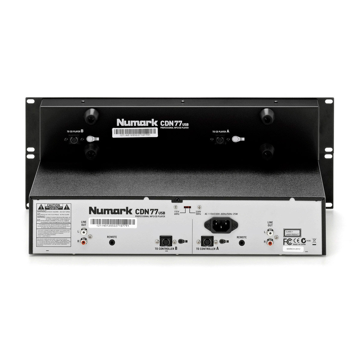 Numark CDN 77 USB - Platine CD MP3 rackable SonoVente.com