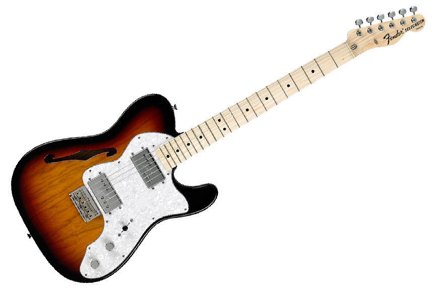 Fender Classic Series '72 Telecaster Thinline 3 Couleur Sunburst