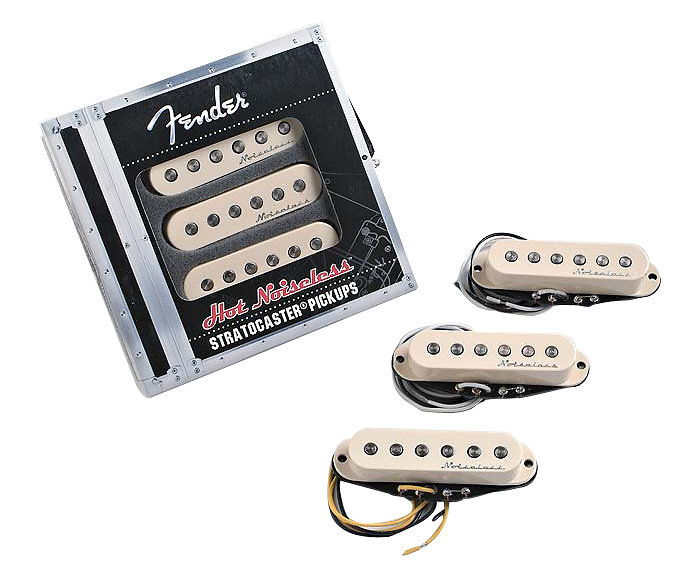 Hot Noiseless  Stratocaster Aged White Fender