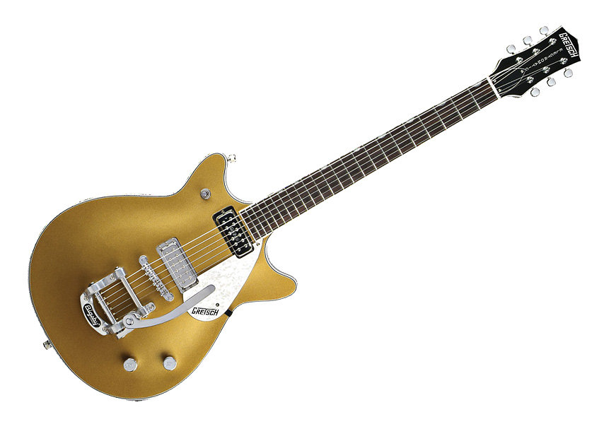 Gretsch Guitars Double Jet With Bigsby Gold Sparkle Top
