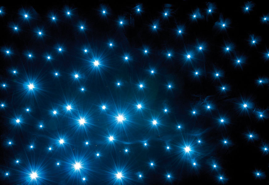 Black Star Sky I DMX White LED Showtec