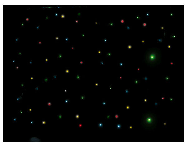 Black Star Sky I DMX Colour LED Showtec