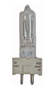 G.E. Lampe GY9.5 GE 240V 300W