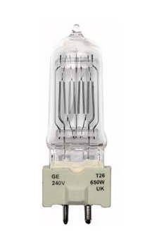 G.E. Lampe GY9.5 GE 230V 650W