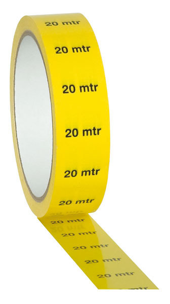 Showtec Markertape 25 mm/33 m Yellow