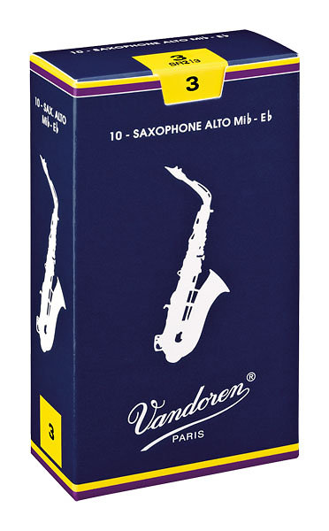 Anches Vandoren Saxophone Alto Traditionnel Force 2.5