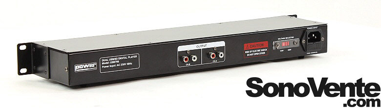 Power Acoustics USB 700 Player Lecteur Rackable SonoVente Power Acoustics USB 700 Player Lecteur Rackable SonoVente
