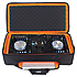 U9104 BL Ultimate Midi Controller Backpack Large Black/Orange inside MK2 UDG