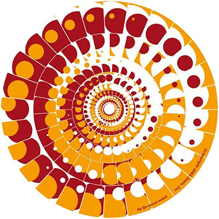 Slipmats Moon Orange Zomo