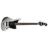 Vintage Modified Jaguar Bass Special Short Scale Silver Squier by FENDER