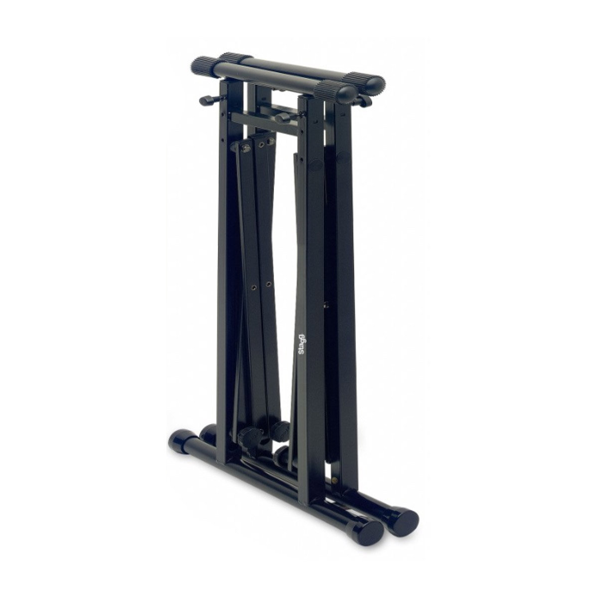 Stagg MXS-A3 Concertina Regolabile Nero Metallo Mixer Tastiera Supporto - Foto 10