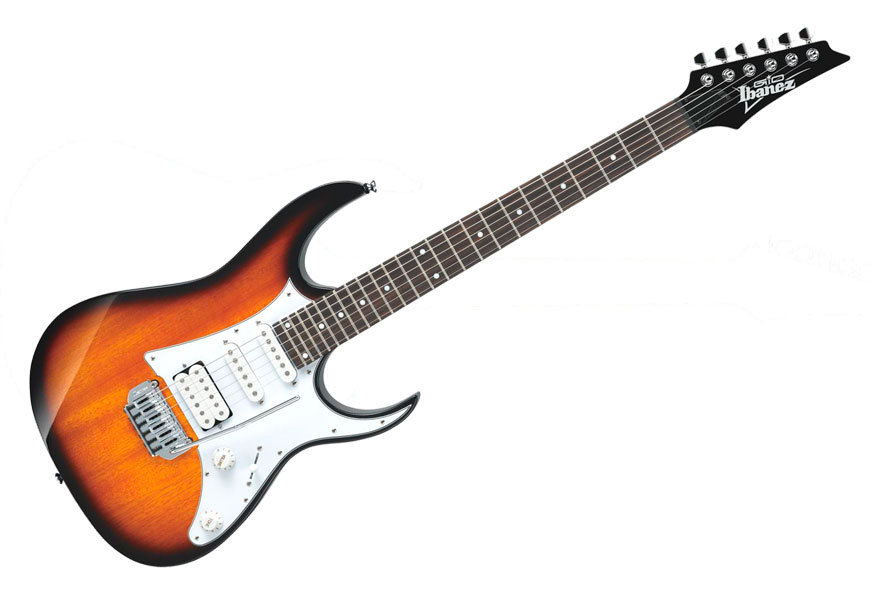 ibanez sunburst guitar