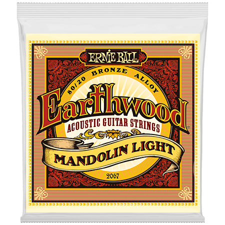 Ernie Ball Cordes mandoline EARTHWOOD LIGHT