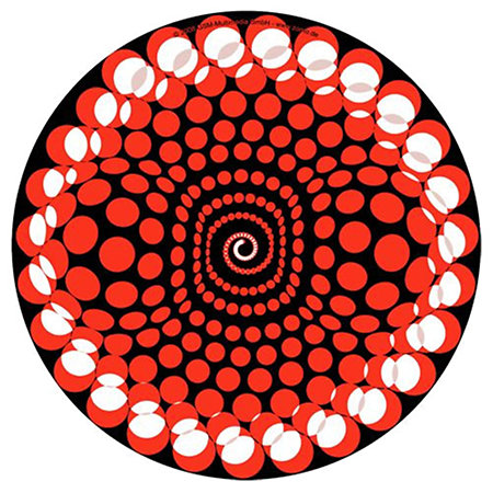 Slipmats Balls Red Zomo
