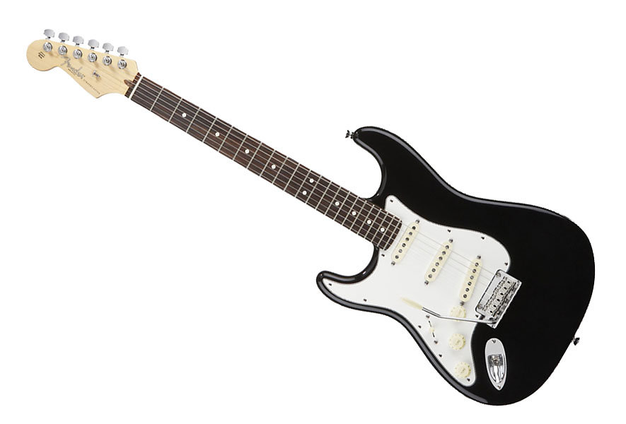 American Standard Strat - Black Gaucher RW Fender