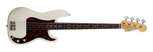 Fender American Standard Precision Bass - Olympic White RW