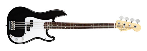 Fender American Standard Precision Bass - Black RW