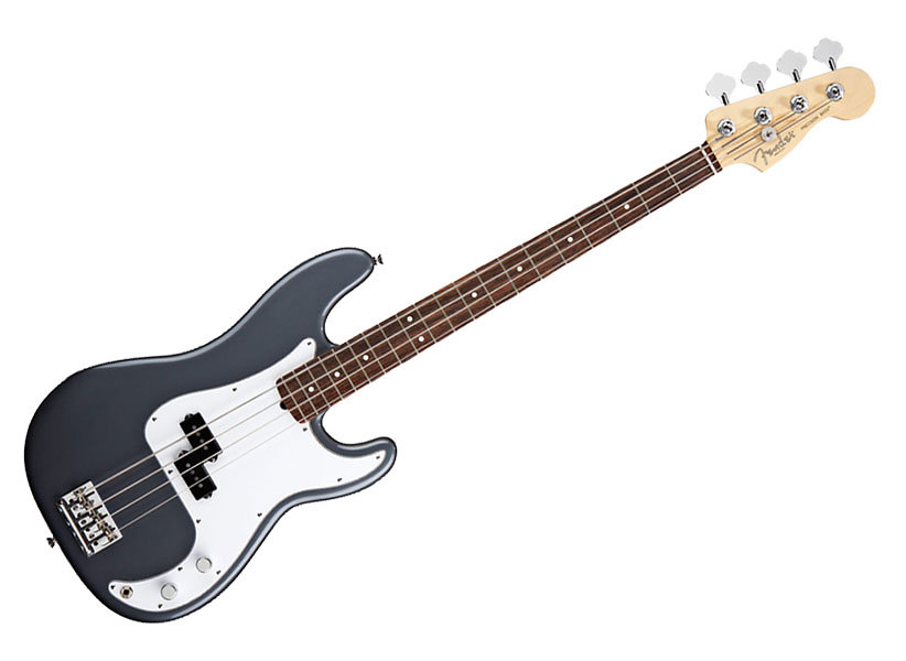 Fender American Standard Precision Bass - Charcoal Frost Metallic RW