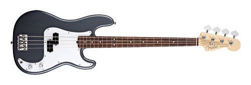 Fender American Standard Precision Bass - Charcoal Frost Metallic RW