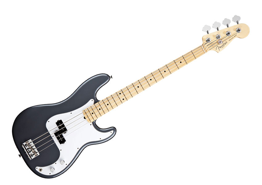 Fender American Standard Precision Bass - Charcoal Frost Metallic MN