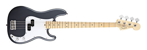 Fender American Standard Precision Bass - Charcoal Frost Metallic MN