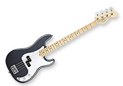 American Standard Precision Bass - Charcoal Frost Metallic MN Fender
