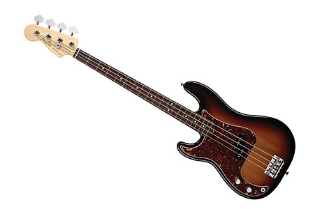 Fender American Standard Precision Bass - 3 Tons Sunburst Gaucher RW