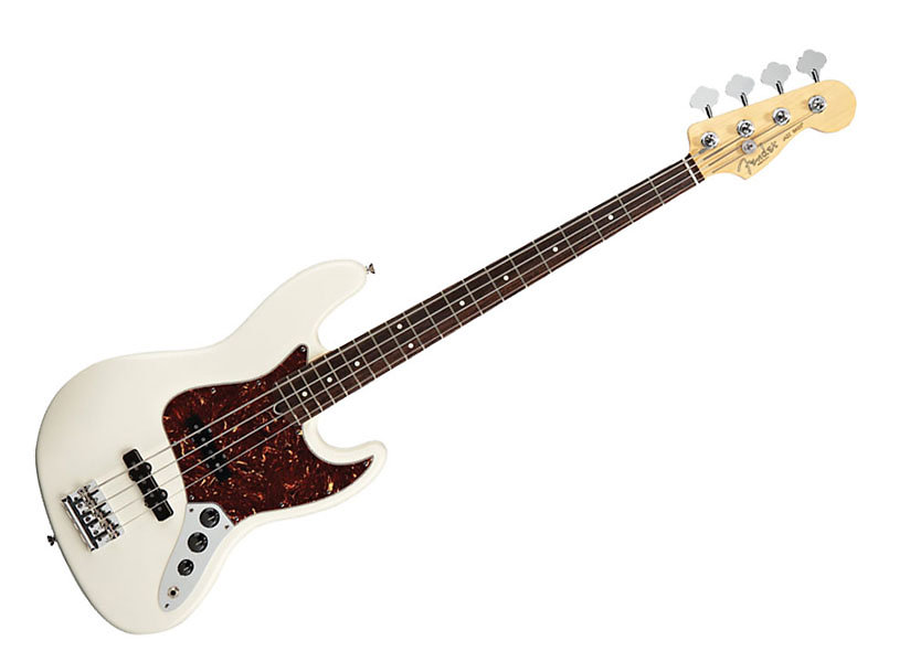 Fender American Standard Jazz Bass - Olympic White - RW