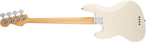 American Standard Jazz Bass - Olympic White - RW Fender