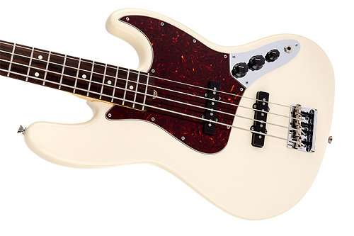 American Standard Jazz Bass - Olympic White - RW Fender