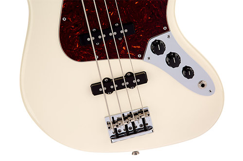 American Standard Jazz Bass - Olympic White - RW Fender