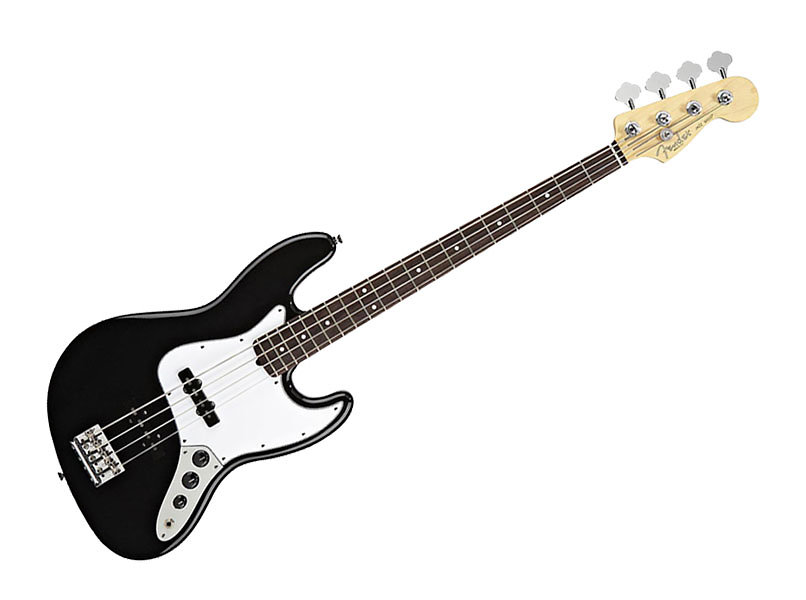 Fender American Standard Jazz Bass - Black - RW