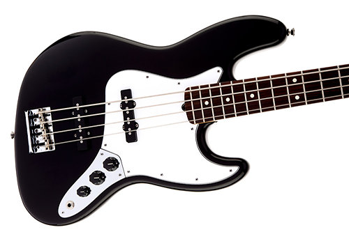 Fender American Standard Jazz Bass - Black - RW
