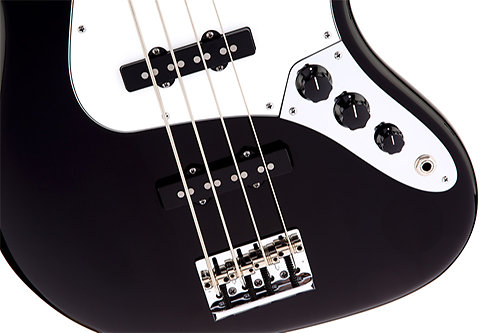 American Standard Jazz Bass - Black - RW Fender