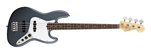 Fender American Standard Jazz Bass - Charcoal Frost Metallic - RW