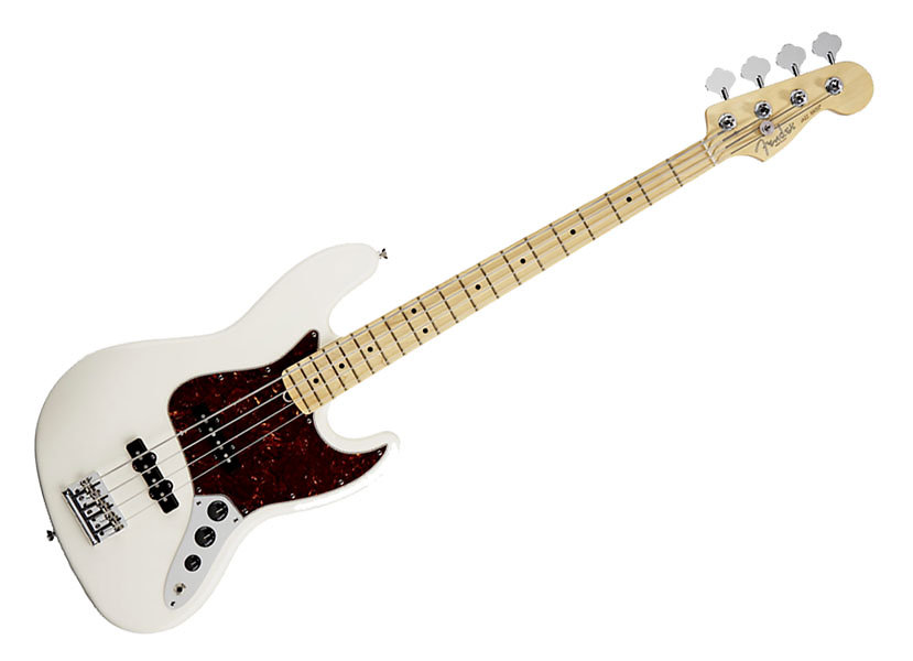 Fender American Standard Jazz Bass - Olympic White - MN