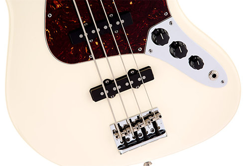 Fender American Standard Jazz Bass - Olympic White - MN