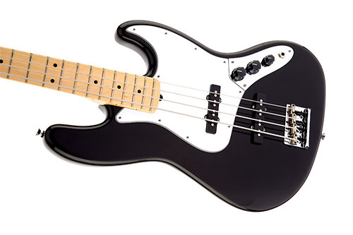 American Standard Jazz Bass - Black - MN Fender