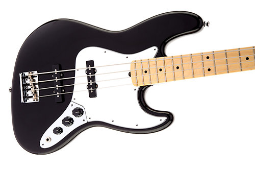 American Standard Jazz Bass - Black - MN Fender