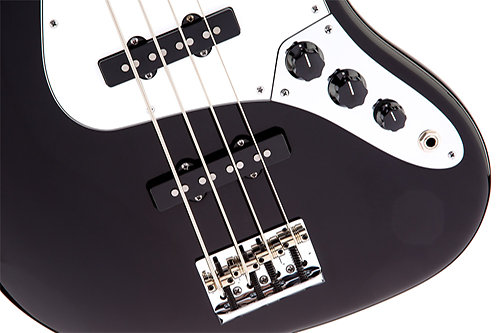 American Standard Jazz Bass - Black - MN Fender