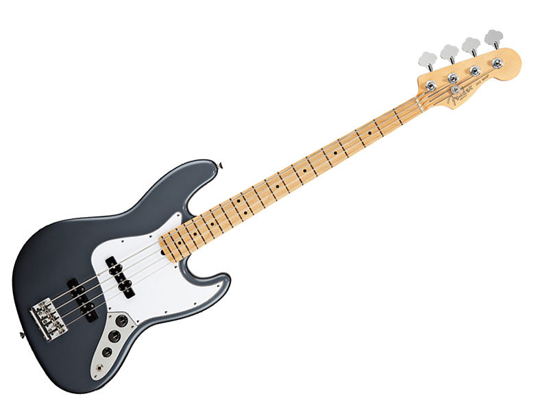 Fender American Standard Jazz Bass - Charcoal Frost Metallic - MN