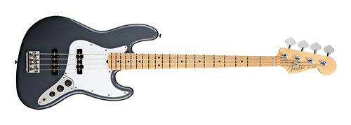 Fender American Standard Jazz Bass - Charcoal Frost Metallic - MN