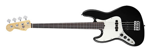 American Standard Jazz Bass - Black Gaucher - RW Fender