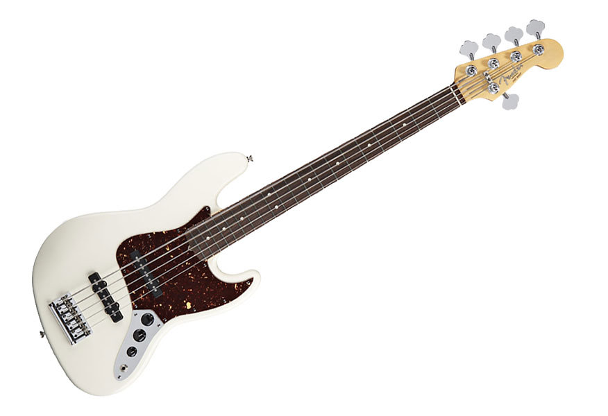 Fender American Standard Jazz Bass - Olympic White V - RW
