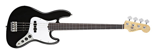 Fender American Standard Jazz Bass - Black Fretless - RW