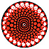 Slipmats Balls Red Zomo