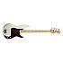 American Standard Precision Bass - Olympic White MN Fender