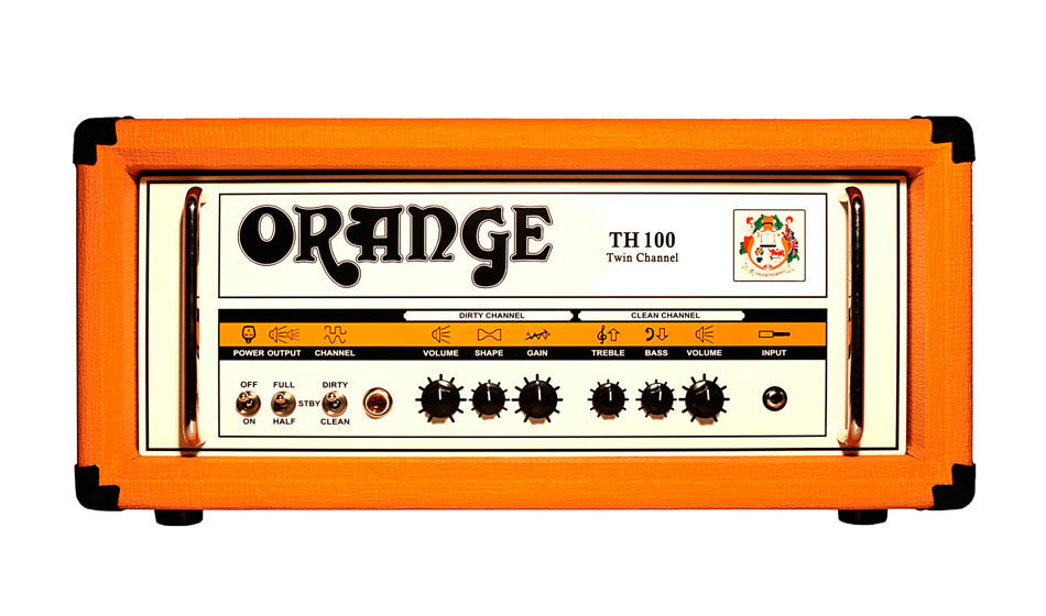 orange amp head