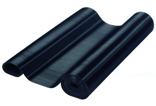 Defender Tapis de Protection Câble Caoutchouc cannelé noir 1 x 8 m
